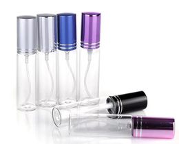 Travel Mini Refillable Perfume Bottles 10ml 7 Colour Empty Atomizer Scent Pump Spray Bottle