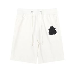 Designer men summer short pant Cotton Sports shorts Fashion Plain Street Length Drawstring Pants Knee beach