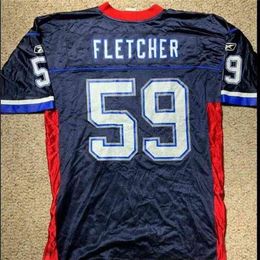 Uf Chen37 Custom Men Youth women LONDON FLETCHER Football Jersey size s-6XL or custom any name or number jersey