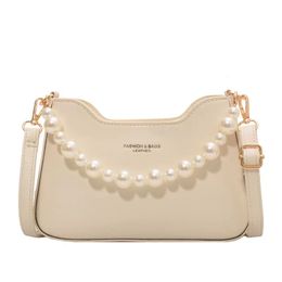 fashion Bead chain Shoulder bag comfortable Simple generous and versatile collocation handbag