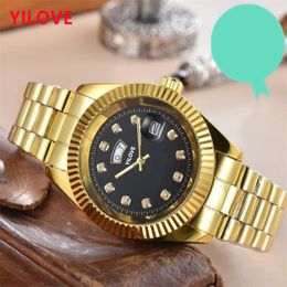 High Quality Full Functional Watch Japan Quartz Movement Men Clock Chronograph Mens Stainless Steel Strap Bracelet Stopwatch Gift Waterproof Wristwatches