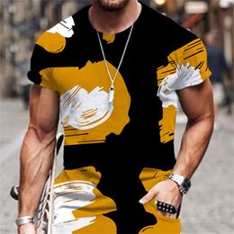 -Camisetas para hombres Harajuku Leopardo impreso para hombres Luxury Luxury Fashion Fashion Tops casual atuendo de ropa deportiva