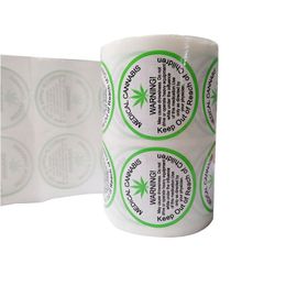 New Trend 15 inch 500 PCsroll Warning Stickers Adhesive Labels Warning Label for Warning and Indication 201009