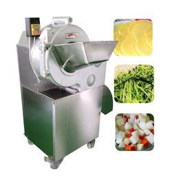 Multi-function vegetable cutter machine for potatoes radishes garlic onions peppers meat slices shredded dicers machine