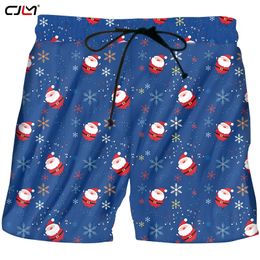 Man Santa Claus Shorts 3D Printed Mens Large Size Leisure Funny Christmas Shorts Suppliers 220623