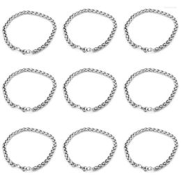 Link Chain 19-25cm Classic Stainless Steel Curb Cuban Bracelet For Men Jewellery Dragon Bracelets Hand Anklet Gifts Trum22