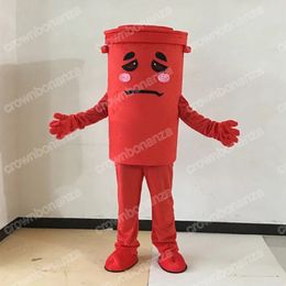 halloween Trash Can Mascot Costumes High quality Cartoon Character Outfit Suit Xmas Outdoor Party Outfit Adult Size Promotional Advertising Clothings