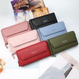 Hot Sales Chain Bags Crossbody Women Wallet Solid Colour Leather Shoulder Straps Shoulder Bag Mobile Phone girls