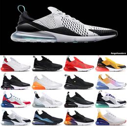 tennis sneakers Canada - Top Quality Classic 270s Men Women Tennis Running Shoes Navy Blue Triple Black White Barely Rose Pink Red Dusty Cactus Dark Stucco Run Sports Sneakers Trainers 36-45