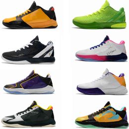 Shoes Men manba Black Youth sports sneakers GiGI Christmas Green Breast cancer Pink Bruce Lee Yellow purple Joker