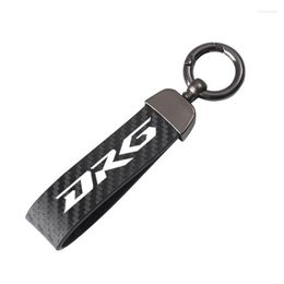 Keychains Carbon Fiber Motorcycle Key Chain Ring For SYM DRG BT Accessories Miri22