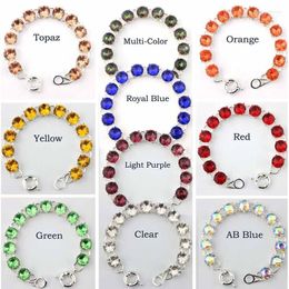 Bangle Fashion Candy Classic Clear Dot Glass Crystal Stone Bracelet 2022 For Women Trendy Female Jewelry Wholesale1