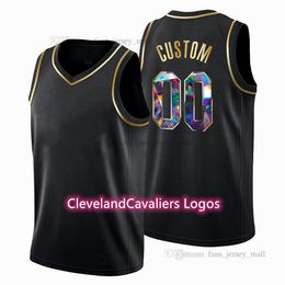 Printed Custom DIY Design Basketball Jerseys Customization Team Uniforms Print Personalised Letters Name and Number Mens Women Kids Youth Cleveland 100911