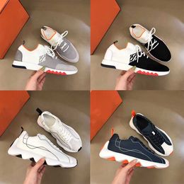 Designer's luxurious thick-soled casual shoes tide brand classic cloth sail letter shoes embroidery fashion personality Joker men's running coach sneakers