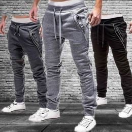 Men Pants Casual Running Pants Casual Loose Sports Leggings Hip Slim Fitness Training Gym Joggers Sweatpants