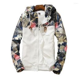 Women's Jackets Hooded 2022-spring Floral Fall Causal Female Blouse Elementary With Zipper Famale