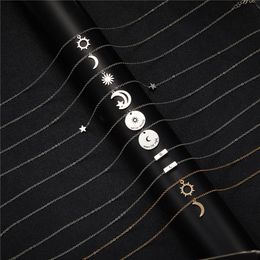 Pendant Necklaces Pcs Stainless Steel Hollow Sun Moon Couple Necklace For Women Men Charm Party Jewelry Gifts Lover Friends FamilyPendant