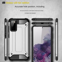 5g cases UK - Rugged Armor Shockproof Cases For Samsung Galaxy S20 FE A42 A51 A71 5G M51 M31s A70s A21s Note 20 S20 Ultra S10 Lite Back Cover295T