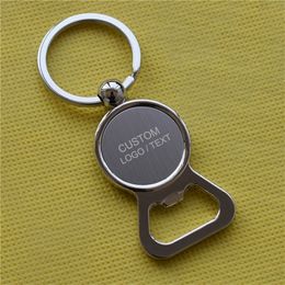 50x Personalised Bottle Opener Keychain Corporate Gift Promotional Item Custom Metal Key Chain Bottle Opener Free Engraving 201201