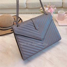 Designer envelope wallet women fashion purses casual handbag gold silver chain crossbody famous clutch business handbags shoulder bags shopping cardholder