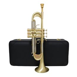 -Trompete professioneller BB Gold Farbe Trompete Jody Blues Brand Student Level mit Fall gute Qualität246d