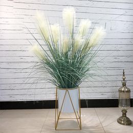 -Fleurs décoratives couronnes cm grand oignon de soie herbe artificiel arbre faux anche blanc décoration de mariage bricolage bricol