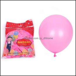 Party Decoration Latex Balloon 10 Inch Holiday Birthday Wedding Decor Chr Dhynq