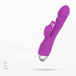K5DF Women G-Spot Rabbit Vibrator Stimulation 10 Frequency Massager USB Rechargeable Adult sexy Toy for Couples