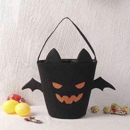 HBP Halloween Candy Bag Candy Basket Bucket Gift Canvas Bag Exclusive Copyright Order 220805