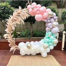 Party Decoration Metal Wedding Arch Balloon Round Home Wed Circle For Balloons Stand Background Frame ArchParty