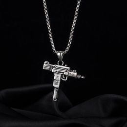 Pendant Necklaces Shape Necklace Cool Gothic Hip Hop Army Style Male Chain Men JewelryPendant