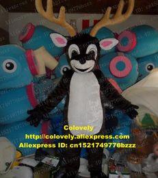 Mascot doll costume Deer Reindeer Moose Elk Wapiti Caribou Alces Mascot Costume Adult Ribbon Cutting Cere MINIPINK Top Seller Street Mall zz