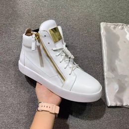 Male Platform Fashion Comfortable Double Zippers Sneakers Casual Outdoor Martin Boots Mens Brand High Top Snakeskin Sneakers Size 35-46 bvxvxc