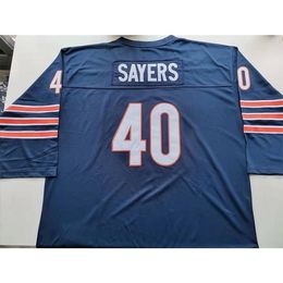 Chen37 rare Football Jersey Men Youth women Vintage 1965 Gale Sayers High School JERSEYS Size S-5XL custom any name or number