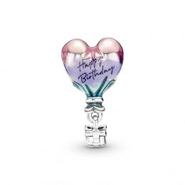 Happy Birthday Hot Air Balloon Charm 925 silver fits Pandora Bracelets 791501C01 Andy Jewel