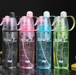 Plastic Bottles Cool Summer Sport Water Bottle Portable Outdoor Travel Bike Bicycle Bottles 4 Colors