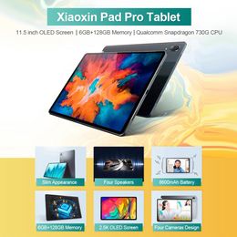 original cpu UK - Original Lenovo Xiaoxin Pad Pro 11.5-inch WiFi tablet Qualcomm Snapdragon 730 CPU 6GB+128GB RAM 8600mAh battery