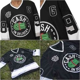 MThr 374040COD retro 8&9 sports hockey jerseys stitched embroidery hockey jersey can be customized any number and name