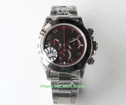 11 Style Mens Watch Super Quality JHF Maker Watches CAL.4130 Movement 40mm Cosmograph 116509 116520 116506 Chronograph Mechanical Automatic Men's Wristwatches