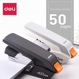 Deli Labor-saving stapler office supplies student special mini small standard multi-function practical 220510