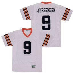 Movie New Hanover Football High School 9 Sonny Jurgensen Jersey Men Team Colour White Hip Hop For Sport Fans Embroidery Breathable University Pure Cotton College