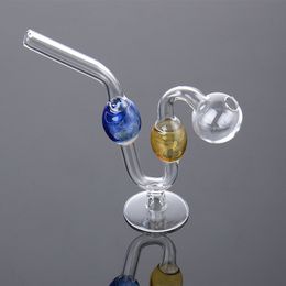 Glass Oil Burner Pipe Smoking Hand Pipes Water Pipes Bubbler Mini Thick Pyrex Oil Burner New Tobacco Pipes