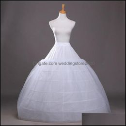 crinoline ball UK - Sodigne Ball Gown Petticoats For Wedding Dresses Elastic 6 Hoops One Tiers Dress Underskirt Crinoline Accessories Drop Delivery 2021 Party