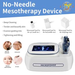 Micropower Vanadium Titanium Water Mesotherapy Meso Gun Fractional Rf Microneedle Machine Wrinkle Removal Skin Lifting Rejuvenation Ce199