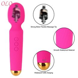 5 Vibration Intensity Clitoris Vibrators sexy Toys for Women Magic Wand AV Vibrator Wireless Dildos 16 Frequency Adjustble