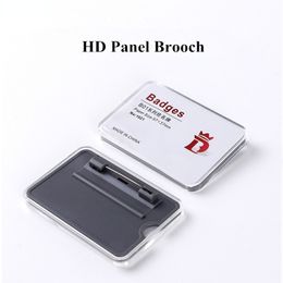 60x40mm Horizontal ID Badge Card Holder School Colleges Offices Corporate Name Card Holders Tags With Pin