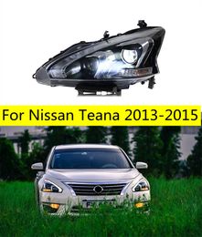 Cars Headlight For Nissan Teana 2013-20 15 Headlights LED DRL Running Lights Bi-Xenon Beam Fog Lights Angel Eyes Auto