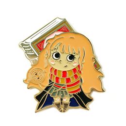 magic fan UK - Magic Books Enamel Pins Anime Character Decorate Badges Send Friend Fans Boutique Medal Gift Cartoon Metal Brooch