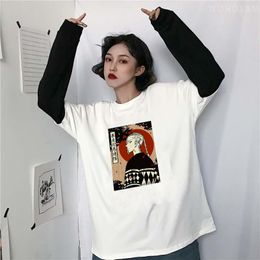 Men's T-Shirts Tokyo Revengers Anime Harajuku Unisex Tshirt Retro Cool Ken Ryuuguuji Cartoon Graphic Men Autumn Striped Long Sleeve