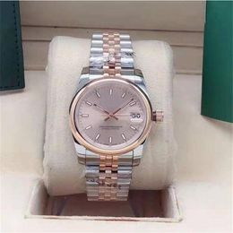 outer ring UK - Womens Watches 31MM Lady mechanical automatic watch with light outer ring stainless steel wristwatch fashion watch mast273e